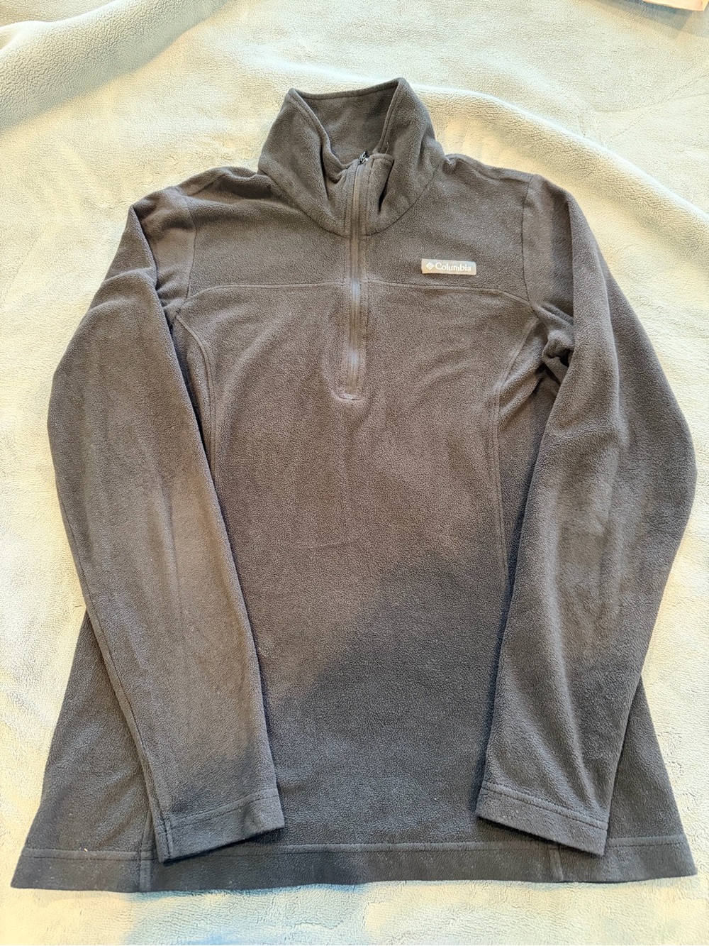 Columbia Women’s Gray/Black Quarter-Zip Fleece Pullover